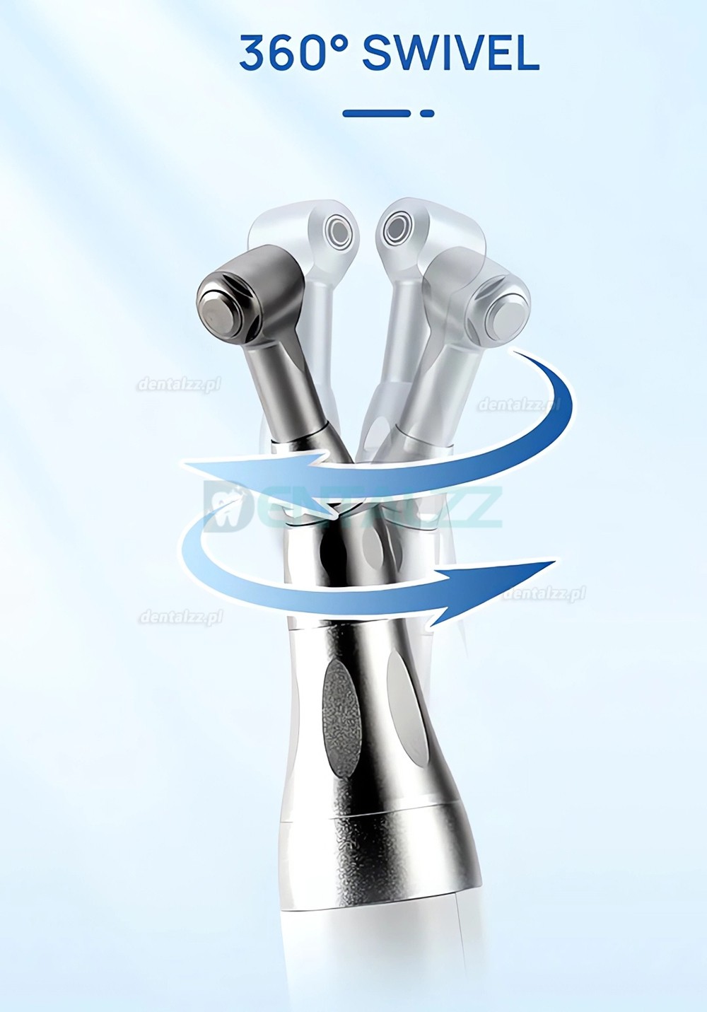 M3Pro Końc&oacute;wka Profilaktyczna Stomatologiczna Bezprzewodowa 5 Prędkości 360&deg;